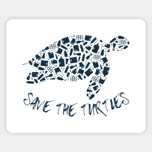 Save The Turtles Magnet